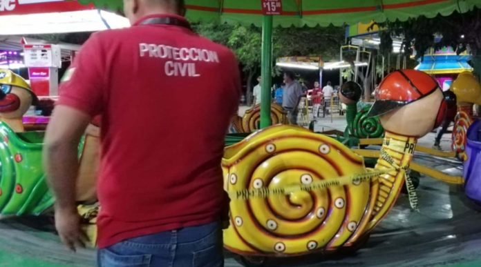 “Gusanito mecánico” se sale de los rieles y deja dos niños heridos