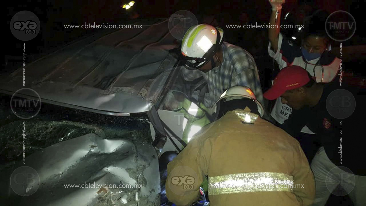 Tres muertos y un herido deja aparatoso choque en la “Siglo XXI”
