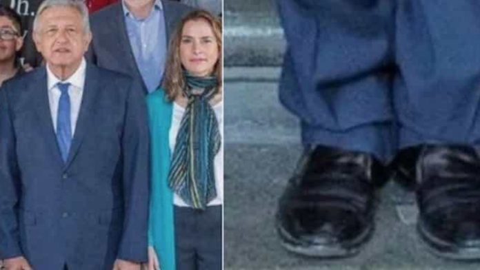 Periodista critica zapatos de AMLO y lo tunden en redes sociales