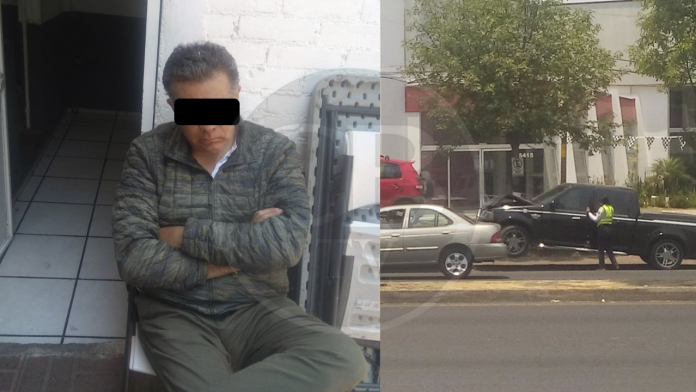 Arrestan a ex secretario de la SSP por chocar su camioneta ebrio