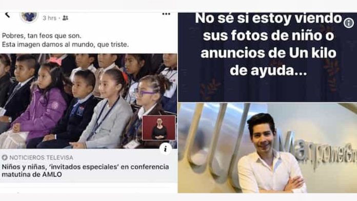 “Pobres, tan feos que son”, dice gerente de empresa a niños que asistieron a la mañanera de AMLO