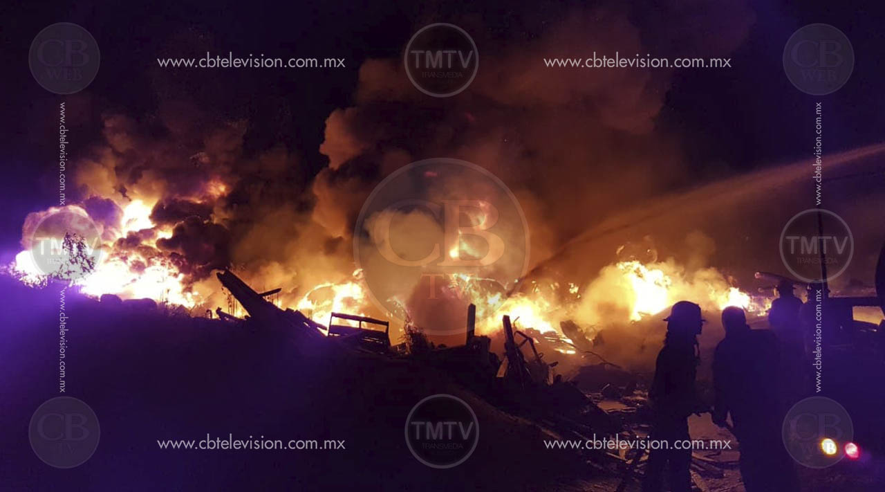 Se incendia patio de empresa termoeléctrica Se incendia patio de empresa termoeléctrica