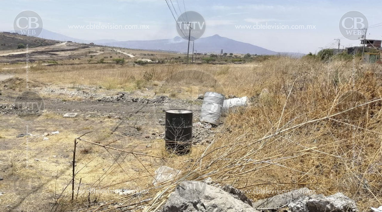 Encuentran tambos con líquido químico en Misión del Valle