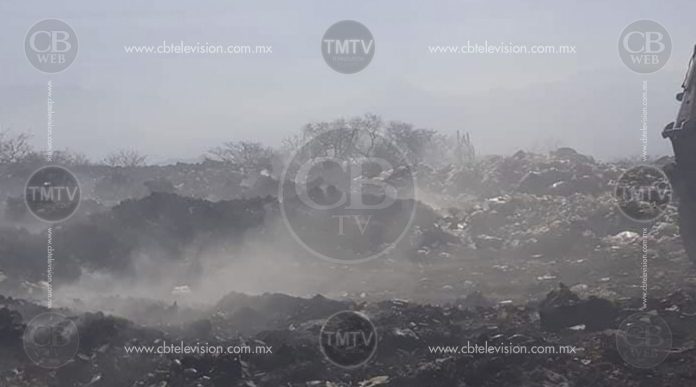 Se incendia basurero en Buenavista