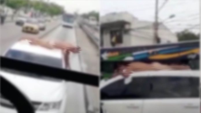 Video: Hombre pasea desnudo para que le perdonen infidelidad