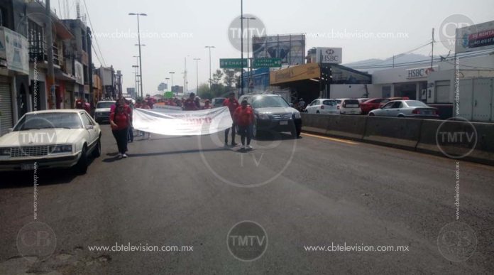 Ciudadanos molestos por manifestaciones en Morelia