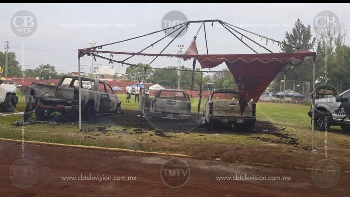 CJNG también atacaron hogar del Secretario del Ayuntamiento de Zamora y quemaron autos nuevos en el Bikini Car