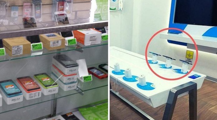 Ladrones entran a una tienda y se llevan todos los celulares, excepto los Huawey