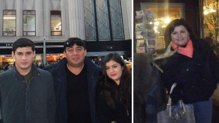Familia viajó a pelea de 