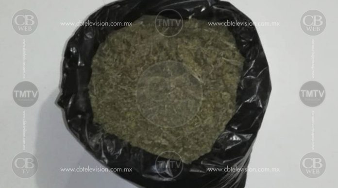Detienen a un hombre con tres kilos de marihuana en Jacona