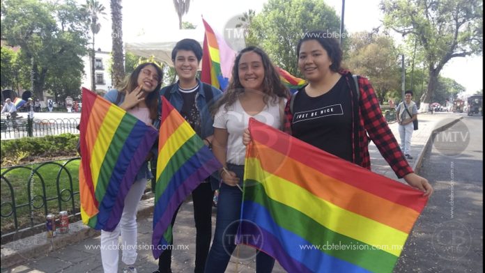 Se realiza la treceava marcha LGBTTTI en Morelia