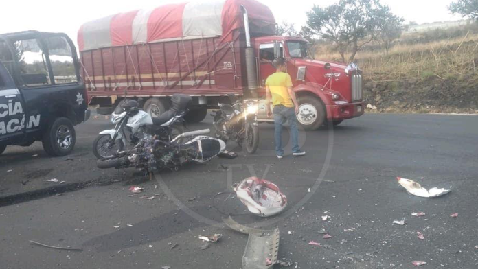 Motociclista muere tras accidentarse en el Libramiento Norte de Zamora