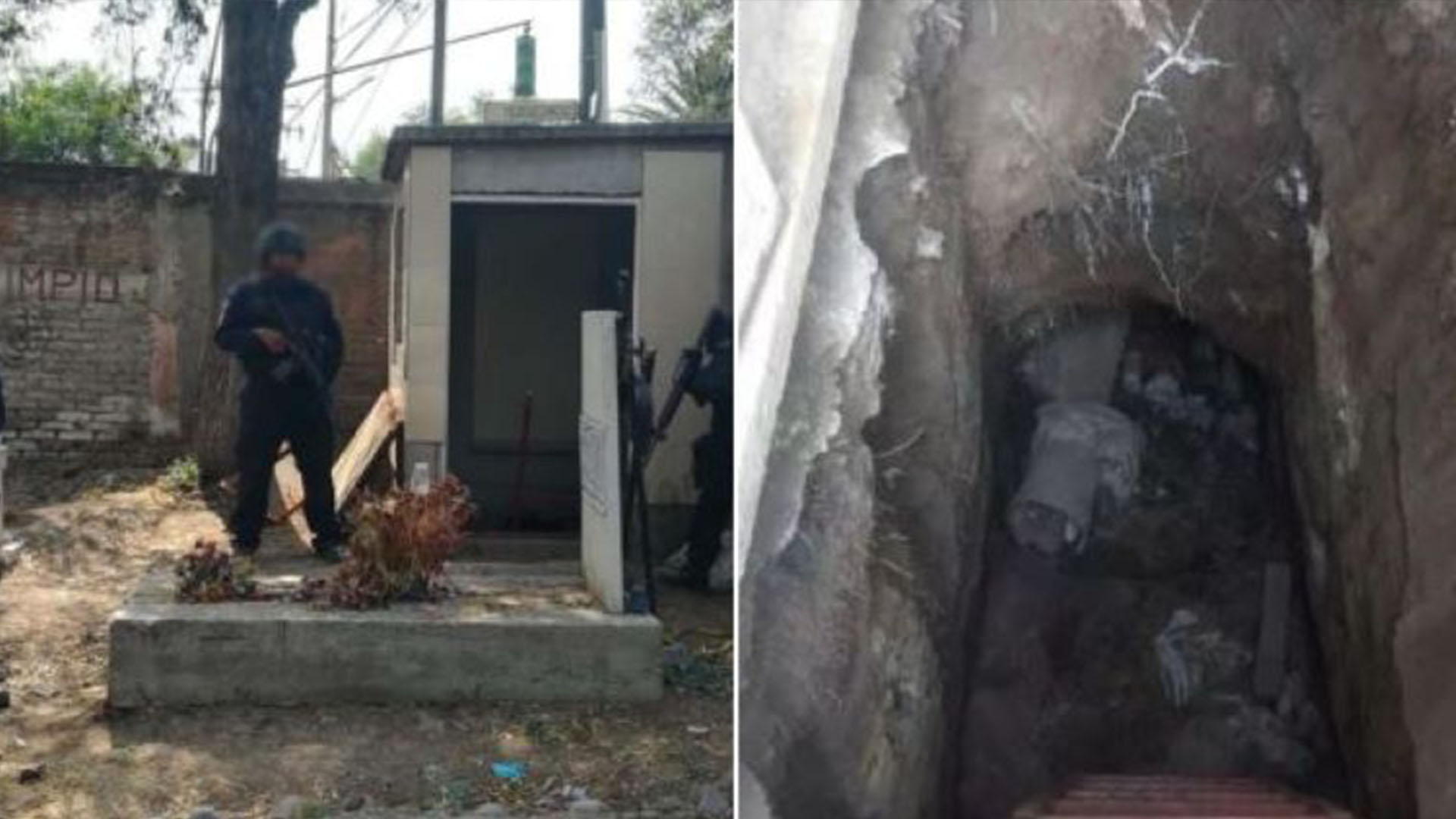 En los lugares menos esperados, encuentran toma clandestina en un panteón En los lugares menos esperados, encuentran toma clandestina en un panteón