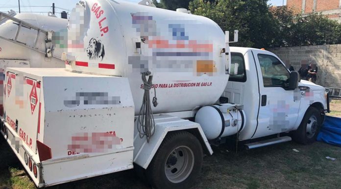 Asegura en Puebla seis pipas con más de 22 mil litros de gas LP