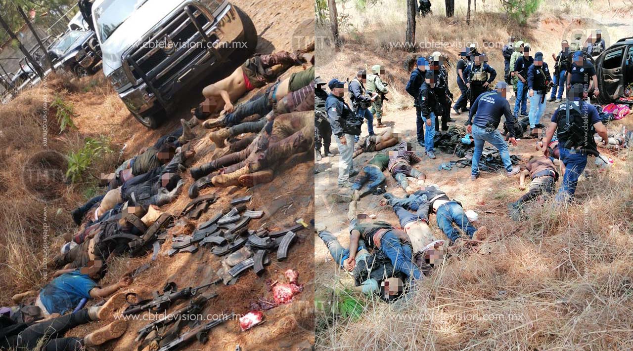 Sube a 10 la cifra de muertos tras enfrentamiento en Uruapan