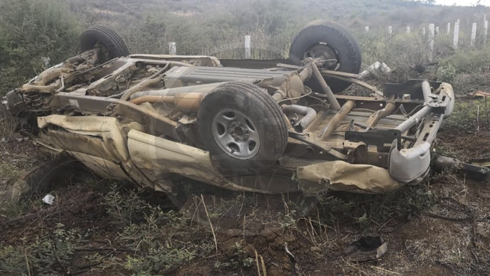 Identifican al fallecido en volcadura sobre la Autopista Pátzcuaro-Cuitzeo
