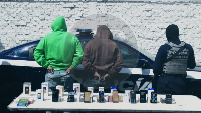 Dos morelianos iban a Quiroga a robar negocios por la madrugada; ya fueron arrestados