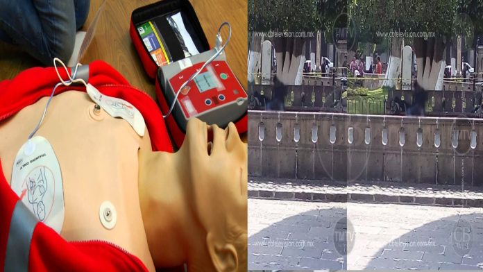 Tras infartos en el municipio, instalaran desfibriladores en plazas de Morelia