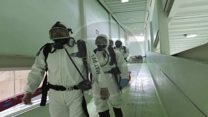 Derraman formol en el Hospital infantil