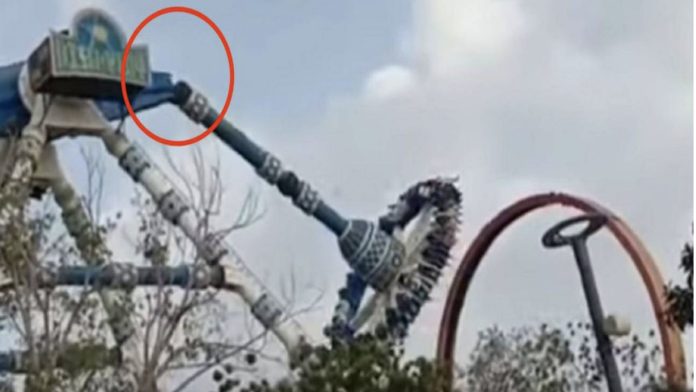 Video: Juego mecánico se parte en dos; deja 3 muertos y 15 heridos