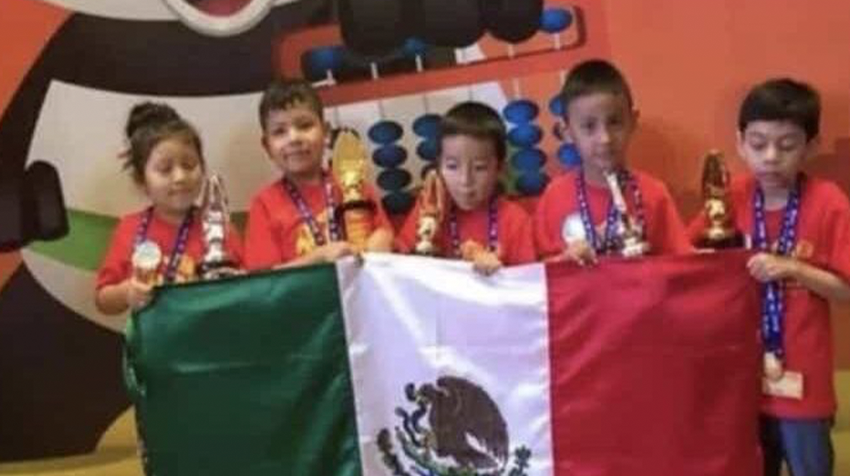 Niños mexicanos ganan campeonato de habilidad mental y matemáticas en China Niños mexicanos ganan campeonato de habilidad mental y matemáticas en China