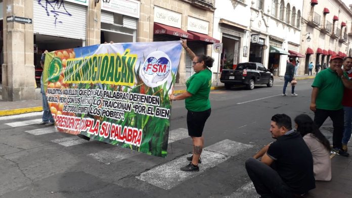 UNTA MichoacÃ¡n toma instalaciones del SAT en Morelia
