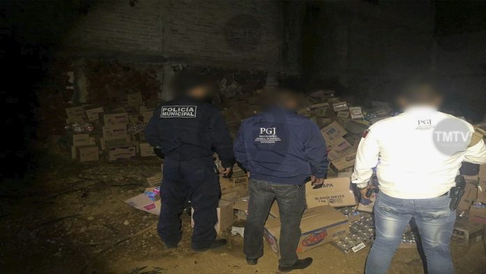 FGE catea inmueble en Tacícuaro y recupera mercancía robada
