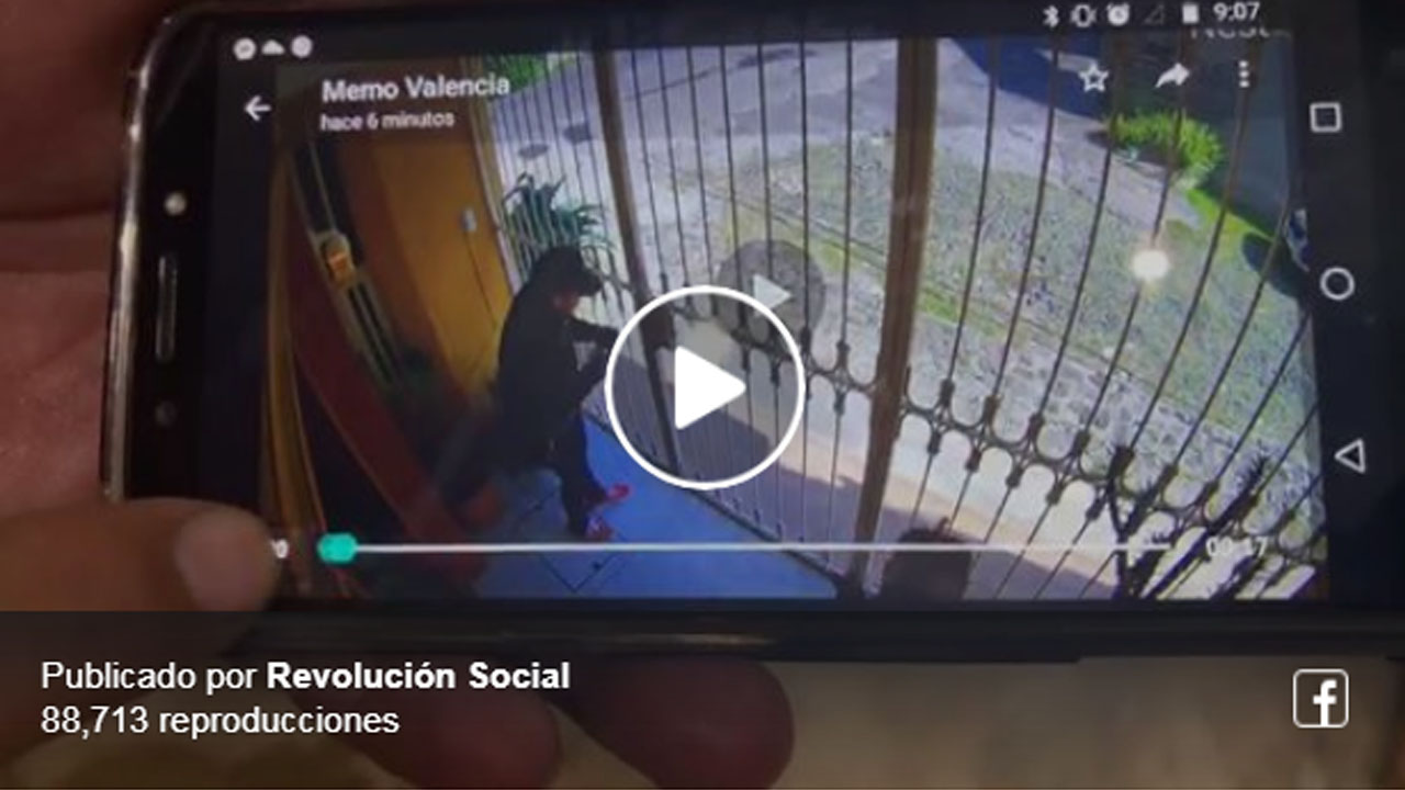 Captan modus operandi de robo a casa habitación en Morelia Captan modus operandi de robo a casa habitación en Morelia