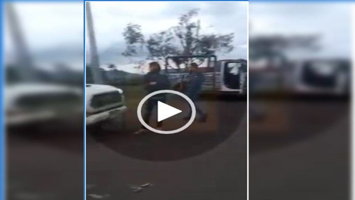 Video: Cártel de los Viagras hace retenes en la carretera de Uruapan