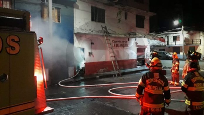 Se incendia carnicería en la colonia Las Flores