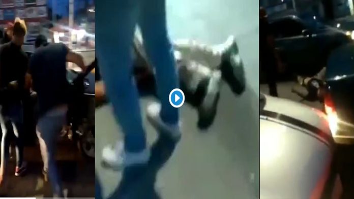 Videos: Hombres golpean y atropellan a un chofer tras percance vial