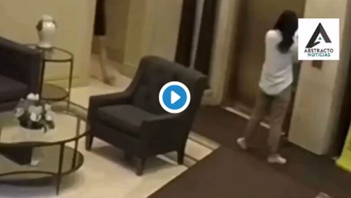 Video: Captan el momento en que un hombre muere aplastado por un elevador