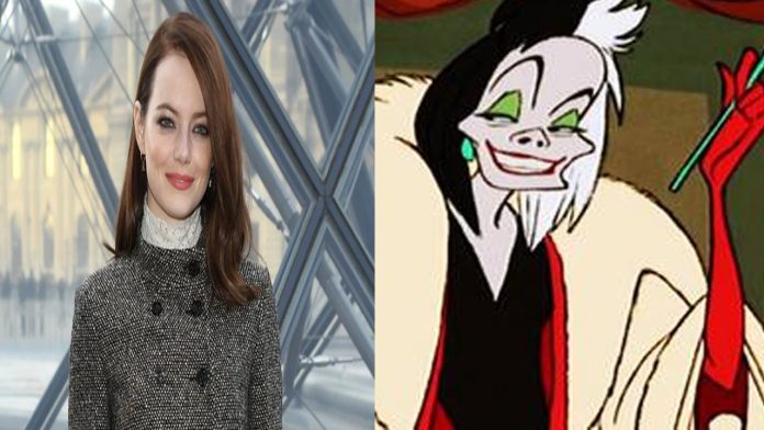 Así luce Emma Stone como Cruella de Vill