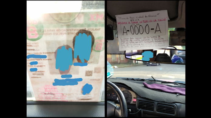 Taxista de la CDMX ofrece a pasajeras tips para bordar autos seguros 