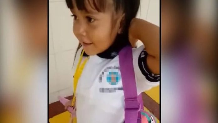 Niña de kínder se vuelve viral tras contar su primer día de clases