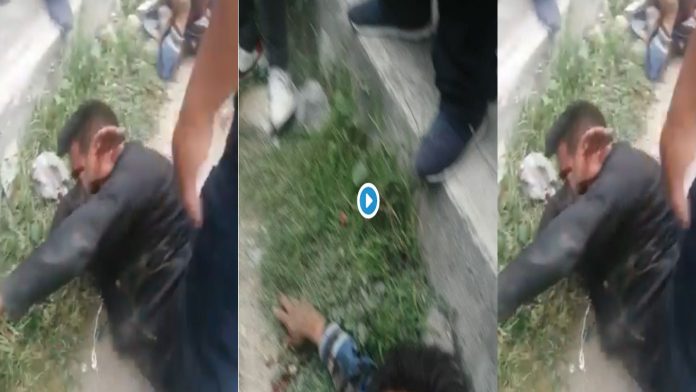 Video: Hombres que intentaban asaltar a una mujer son golpeados brutalmente
