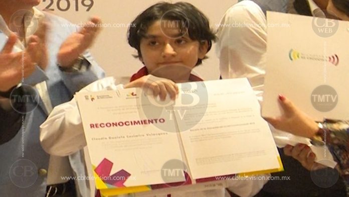 Reconocen a niños morelianos ganadores de las Olimpiadas del Conocimiento 2019