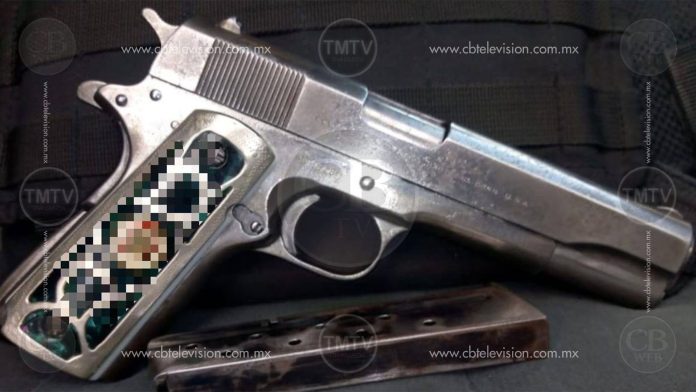 En atención a reporte ciudadano, detiene SSP a uno en posesión de arma de fuego