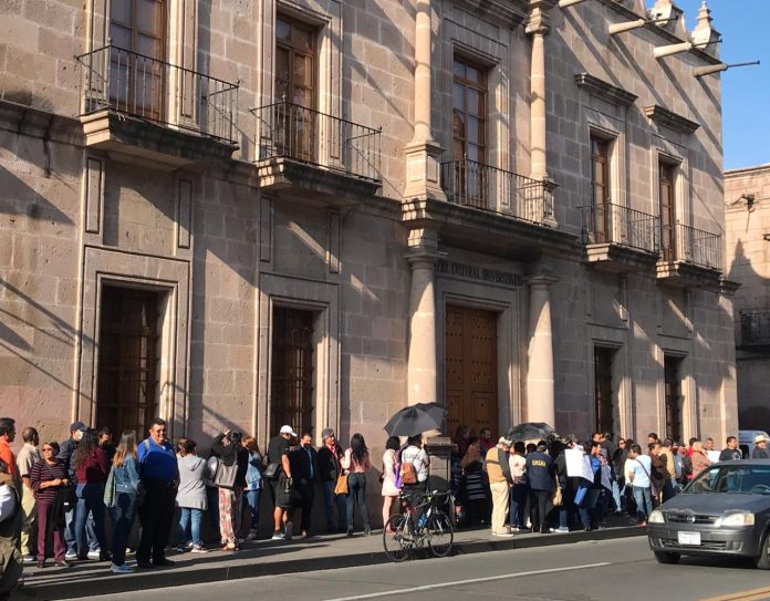 SUEUM se manifiesta en contra de la modificación de Jubilaciones y Pensiones en la UMSNH