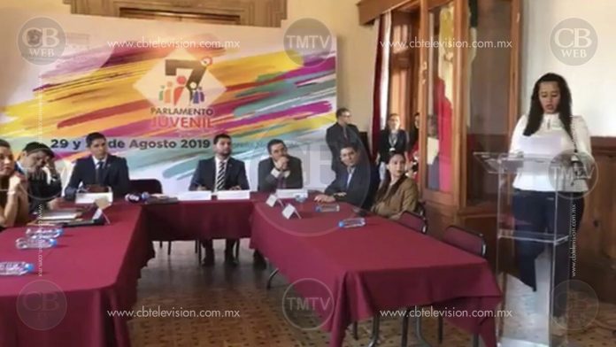 Congreso del estado, da inicio las actividades del Séptimo Parlamento Juvenil