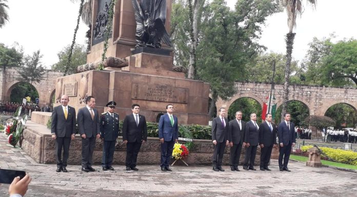 Conmemoran el 254 aniversario del natalicio de Morelos