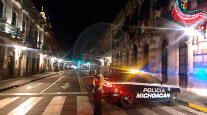 Cierre de calles en las inmediaciones del Congreso de Michoacán