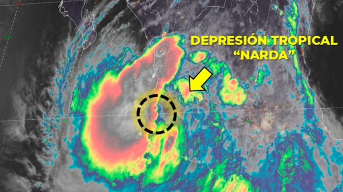 Narda deja un muerto, un herido y daños materiales en seis estados