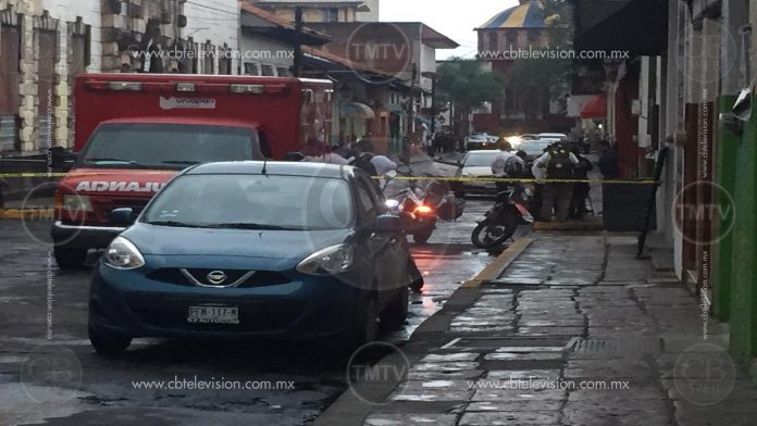 Ejecutado en el centro de Uruapan