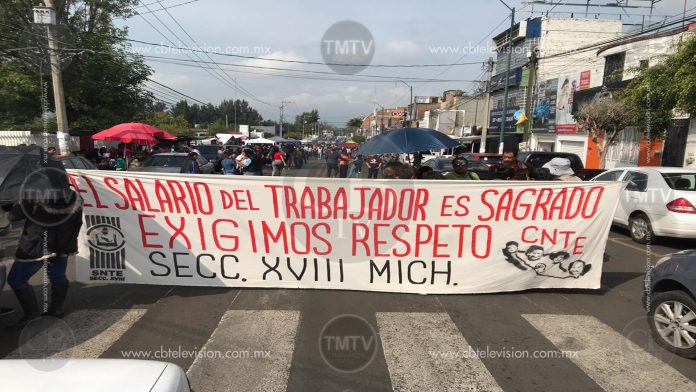 CNTE mantiene toma de la SEE en el ultimo día de paro laborar