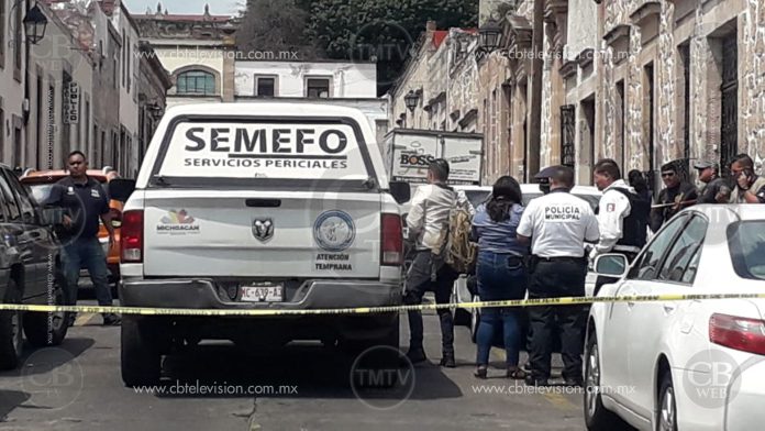 Persona de la tercera edad muere en la zona centro de Morelia