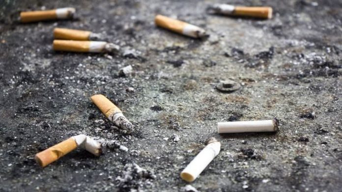 Proponen multas de hasta 25 mil pesos por tirar colillas de cigarro