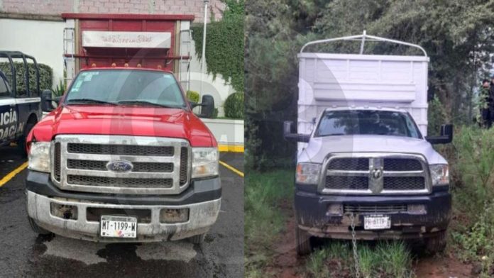 Aseguran dos camionetas con reporte de robo en Salvador Escalante