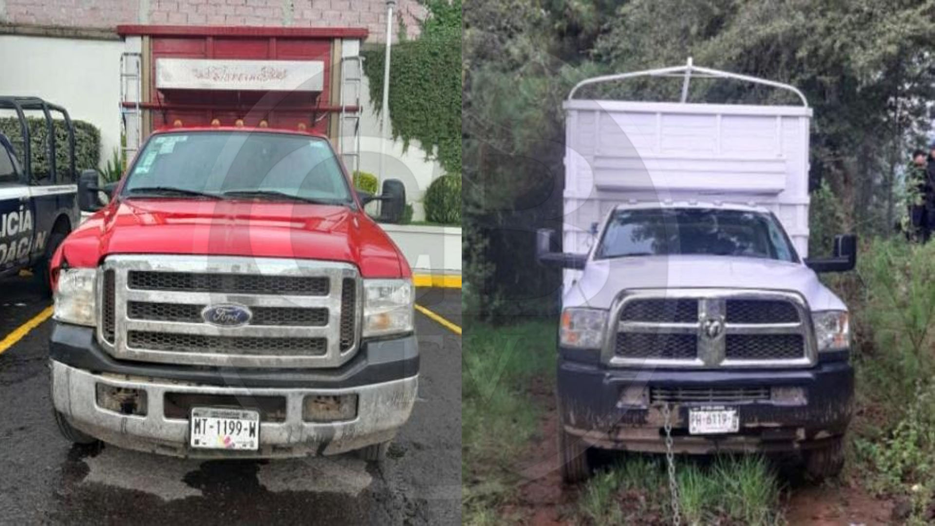 Aseguran dos camionetas con reporte de robo en Salvador Escalante Aseguran dos camionetas con reporte de robo en Salvador Escalante