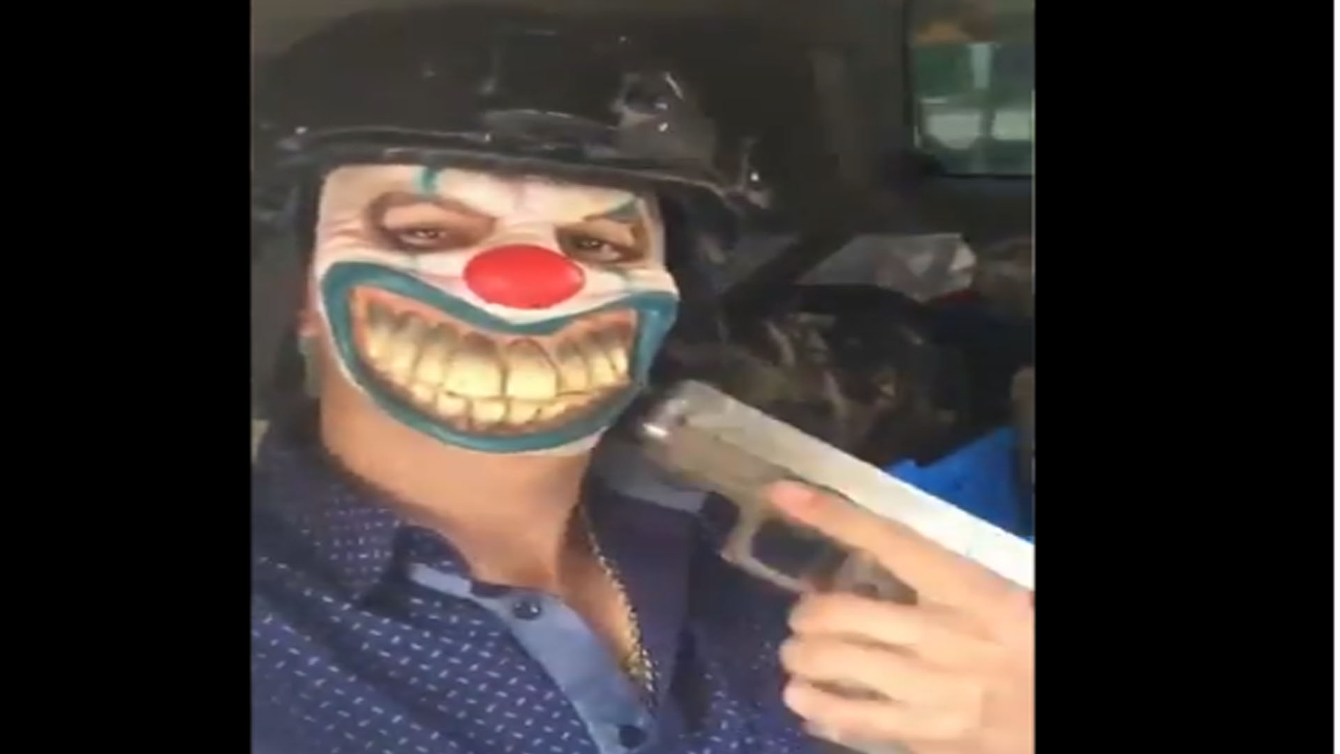 Video: Captan a “narco payasos” patrullando Tamaulipas Video: Captan a “narco payasos” patrullando Tamaulipas